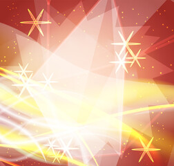 Abstract Geometric Festive Lights Background