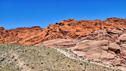 Beautiful, majestic Red Rock Canyon near Las Vegas, Nevada
