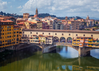 Brücke in Florenz - obrazy, fototapety, plakaty
