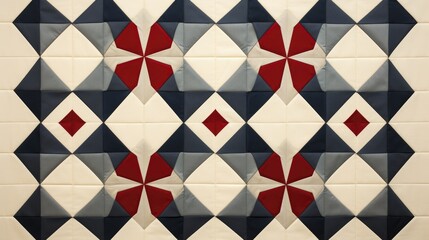 Geometric patterns in a traditional quilt design