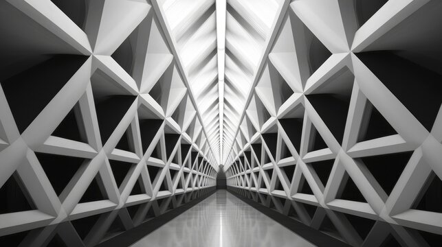 Geometric patterns in modern architecture