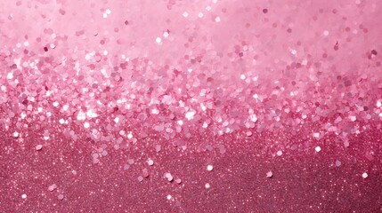 A New Year background illustration with sparkling pink stars. Christmas or New Year celebration celestial tapestry background with pink cosmic confetti.