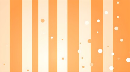 Light Orange Background of minimalistic Stripes and Dots. Colorful Wallpaper