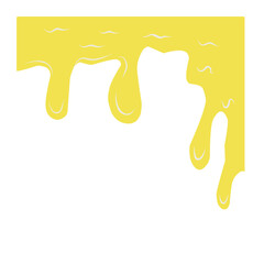 Cheese Melting Corner Border 