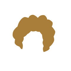 Clown Wig Illustration 