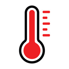 Thermometer icon design, illustration design
