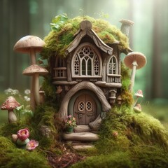 house in garden
