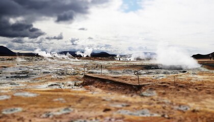 Fumerolle de Namajfall - Islande