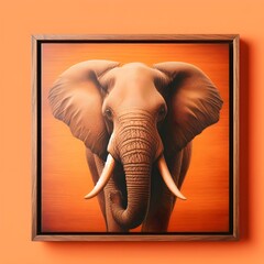 elephant in frame