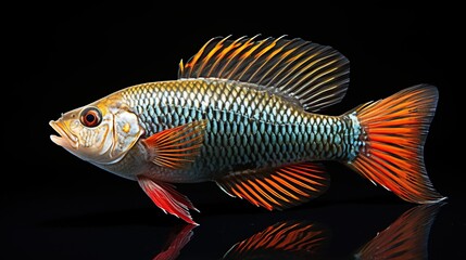 Realistic 3D Render of Tropical Fish Collection