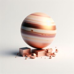 3d render of a jupiter