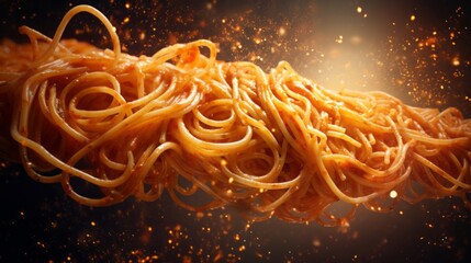 spaghetti background.