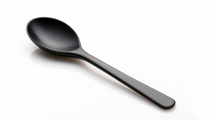 spoon on white background.