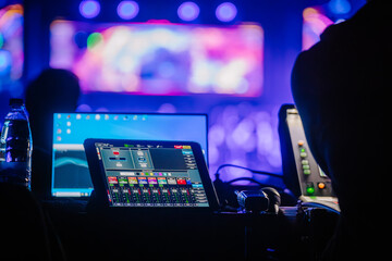 Valmiera, Latvia - November 4, 2023 - Prime Orchestra charity concert in support of the Ukrainian war.