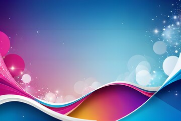 Vibrant Rainbow Gradient Background, Colorful 3D Abstract with Paper Cut Shapes, Neon Wave and Light Lines, Universal Color Wave Wallpaper