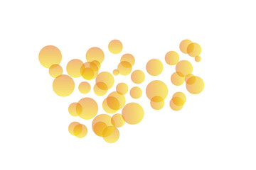 abstract yellow bokeh background. Golden bokeh