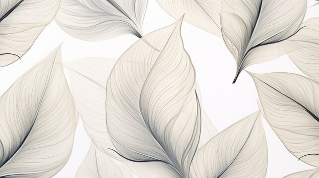 abstract leaves background.