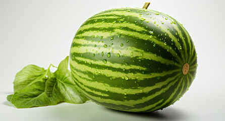 Portrait of watermelon. Ideal for your designs, banners or advertising graphics.