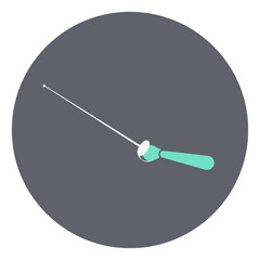 Fencing competition icon. Sport sign.