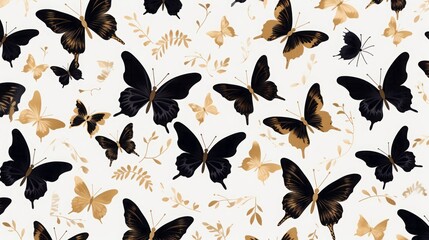 Fototapeta premium background a lot of butterflies.