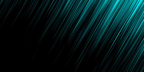 Digital blue matrix texture of dots. Futuristic pattern background. Blue particle pattern or broken screen. Big data visualization. 3D rendering.