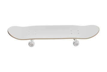 a white background with a Skateboard isolated on