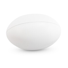 a ball of rugby isolated on a white background