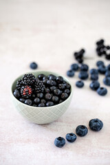 bowl of berries