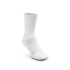 a blank Quarter Crew Sock isolated on a white background