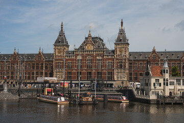 Obraz premium central station amsterdam
