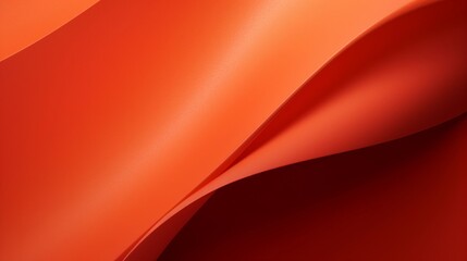 Orange abstract background, paper texture, wave shapes