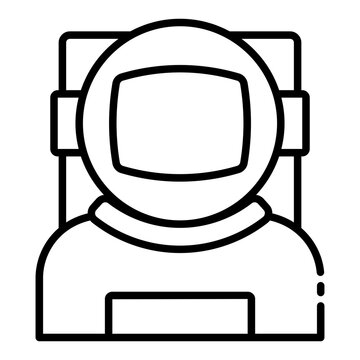Astronaut spaceman icon