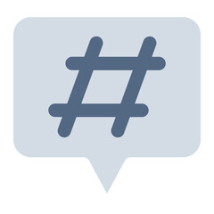 Comment Hashtag icon
