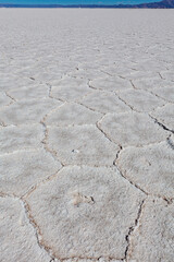 Salinas Grandes salt flat in Salta, Andes, North Argentina, South America