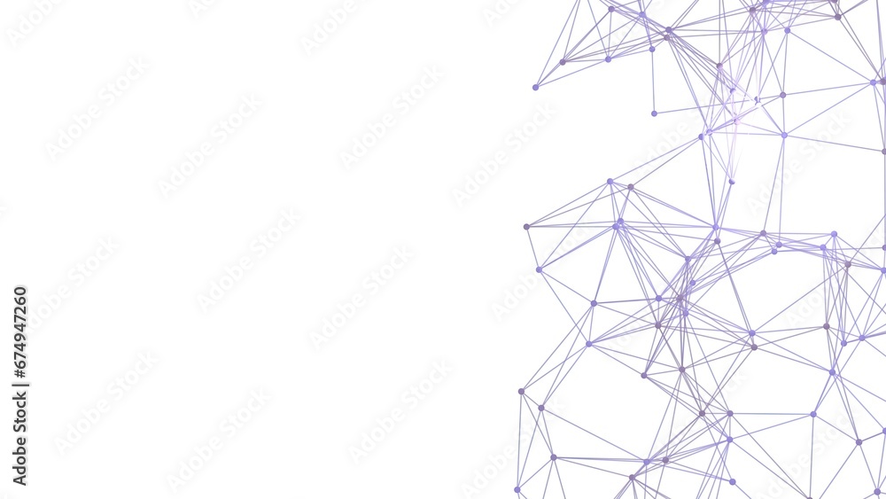 Poster Abstract geometric background. Plexus mesh backdrop illustration.