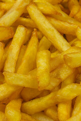 tas de frites, en gros plan