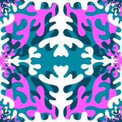 Abstract waves seamless trend color pattern for fabrics and wrapping paper and kids clothes print and summer textiles