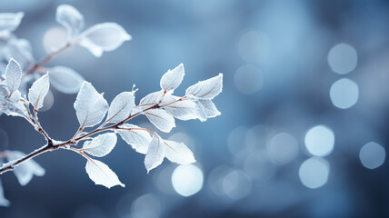 Winter is nature, white snow, winter views. cold and frost, the warmth of home and a cup of hot tea, a special atmosphere, banner background poster copy space greeting card.