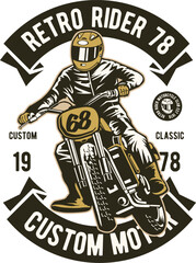 vintage logo illustration template