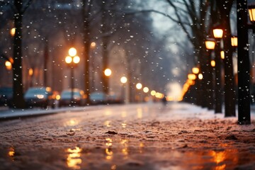 Urban Winter Scenes - Generative AI
