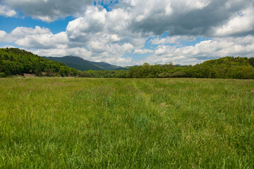 Obraz premium Kituwah Cherokee Mother Town Mound, Bryson City, North Carolina