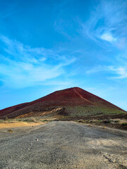 Fototapeta premium Mountain planet in Spain and Iceland volcan