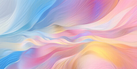 Obraz premium Iridescent pearlescent holographic abstract background.
