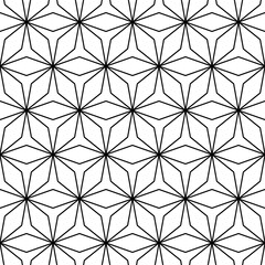 Fototapeta premium Luxury geometric pattern, seamless / tileable art deco pattern, png with transparent background. 8K