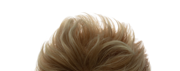 Short straight Wig hair style fly fall explosion. Dark Brown man woman wig hair float in mid air. Straight brown blonde wig hair wind blow cloud throw. White background isolated