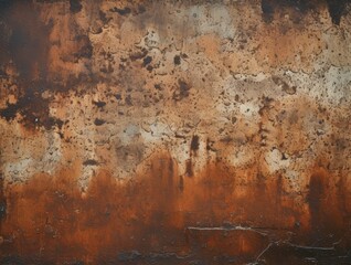 rusty metal background  Generative AI