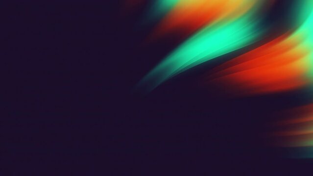 4K.abstract red orange green purple motion graphic wave gradient animation and free big space on lef