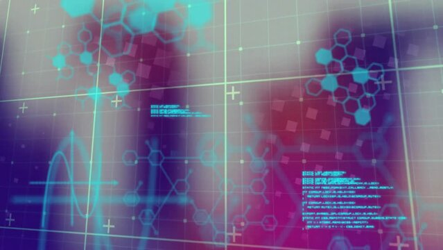 Animation of scientific data processing over grid