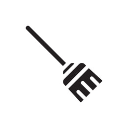 Broom cleaning halloween