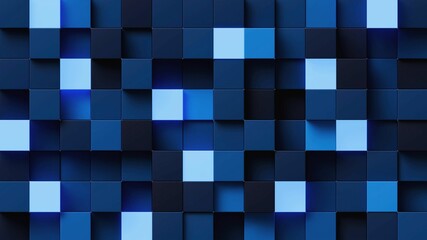 Stunning abstract pattern featuring a dark blue and white rectangles